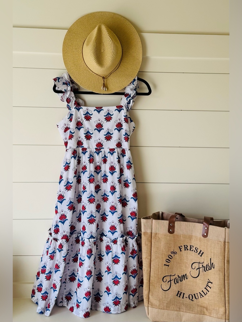 J.Crew Floral Squareneck Midi Dress – Size 4P Petite